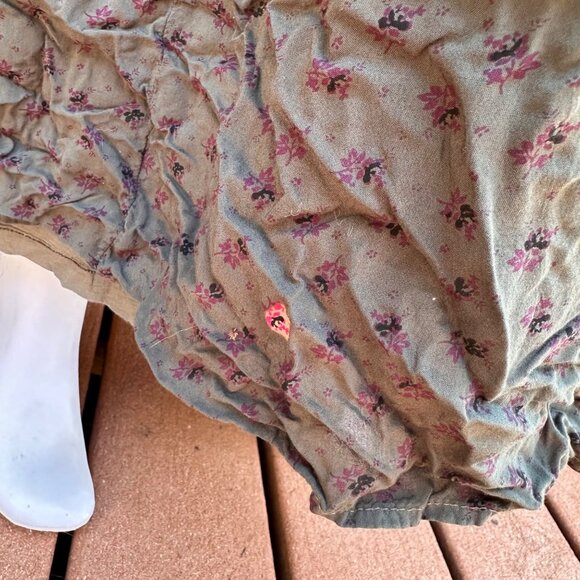 Ella Moss EDFZ10873 Made in USA Rayon Green Maxi Dress Size S - Picture 5 of 10